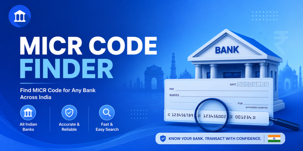 MICR Code lookup